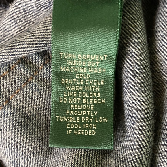 Ralph Lauren women’s size 8 gently used bootcut blue jeans - Picture 8 of 11